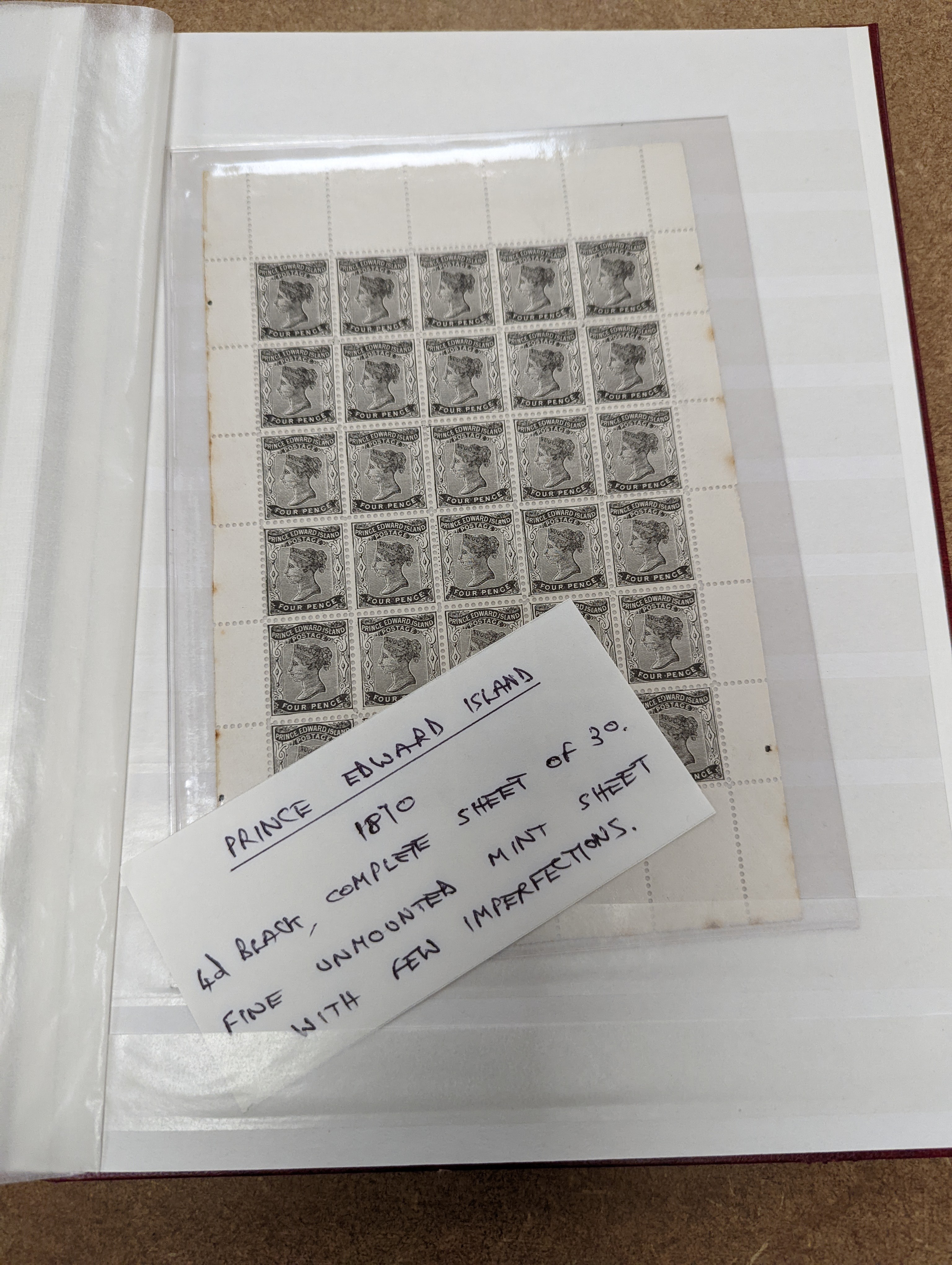 British Commonwealth stamps in stock book with Ascension 1922 set overprinted specimen, 1924 set mint, Bahamas, Barbados Britannia Heads, Cyprus 1928 anniversary set- £1 mint, Falkland 1s. 1878 1d claret mint (and certif